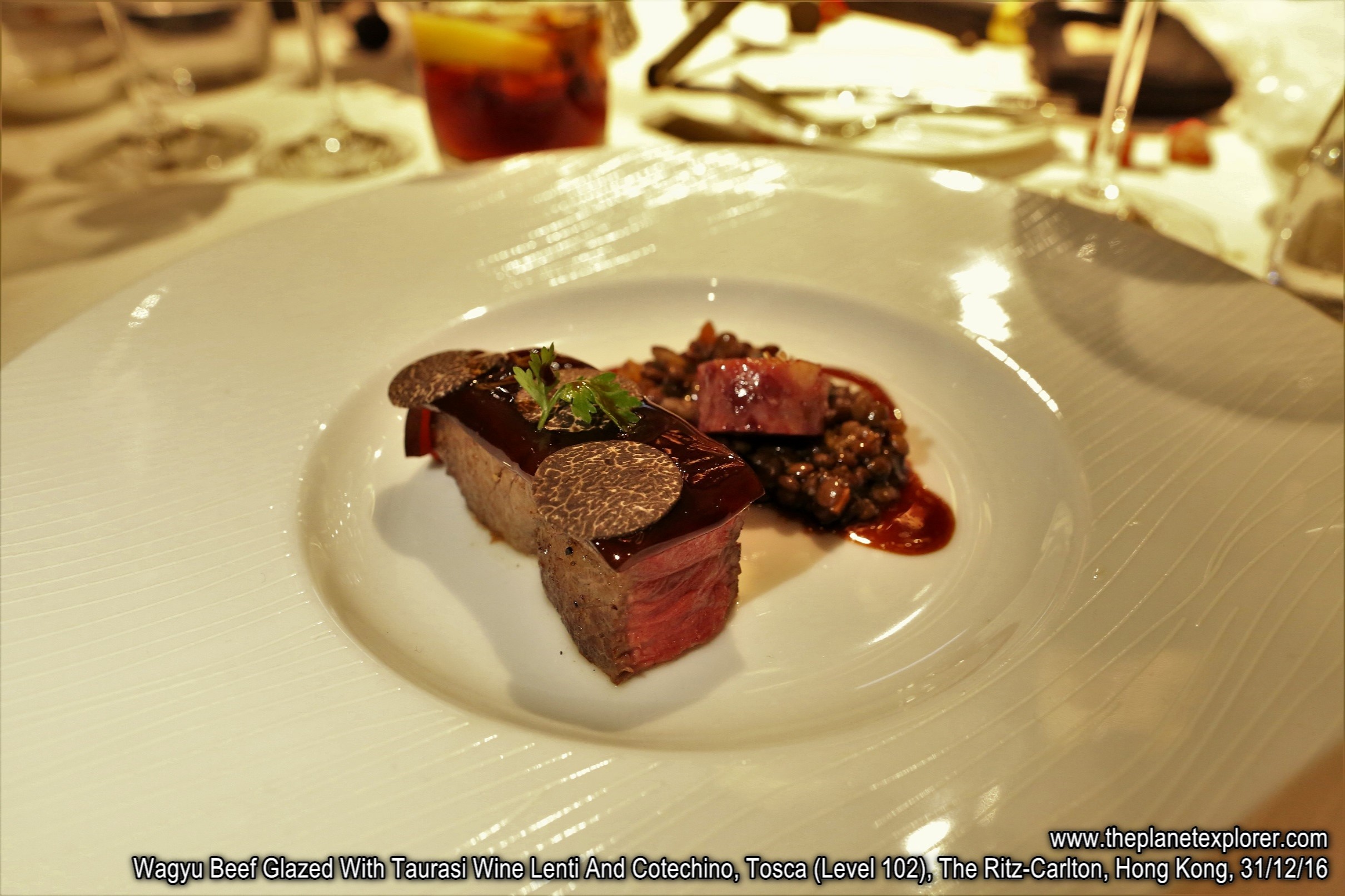 2016-12-31_2333_HK_The Ritz-Carlton_Tosca (102)_Wagyu Beef Glazed With Taurasi Wine Lenti & Cotechino_a7r2_Q03A1083_LR_@www